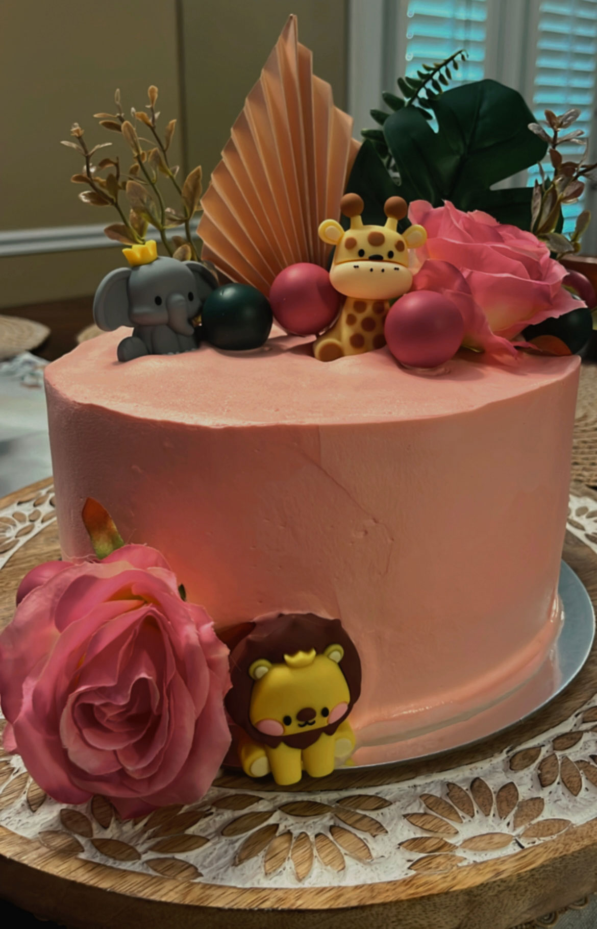 animal safari birthday cake from sweet fiesta cakes